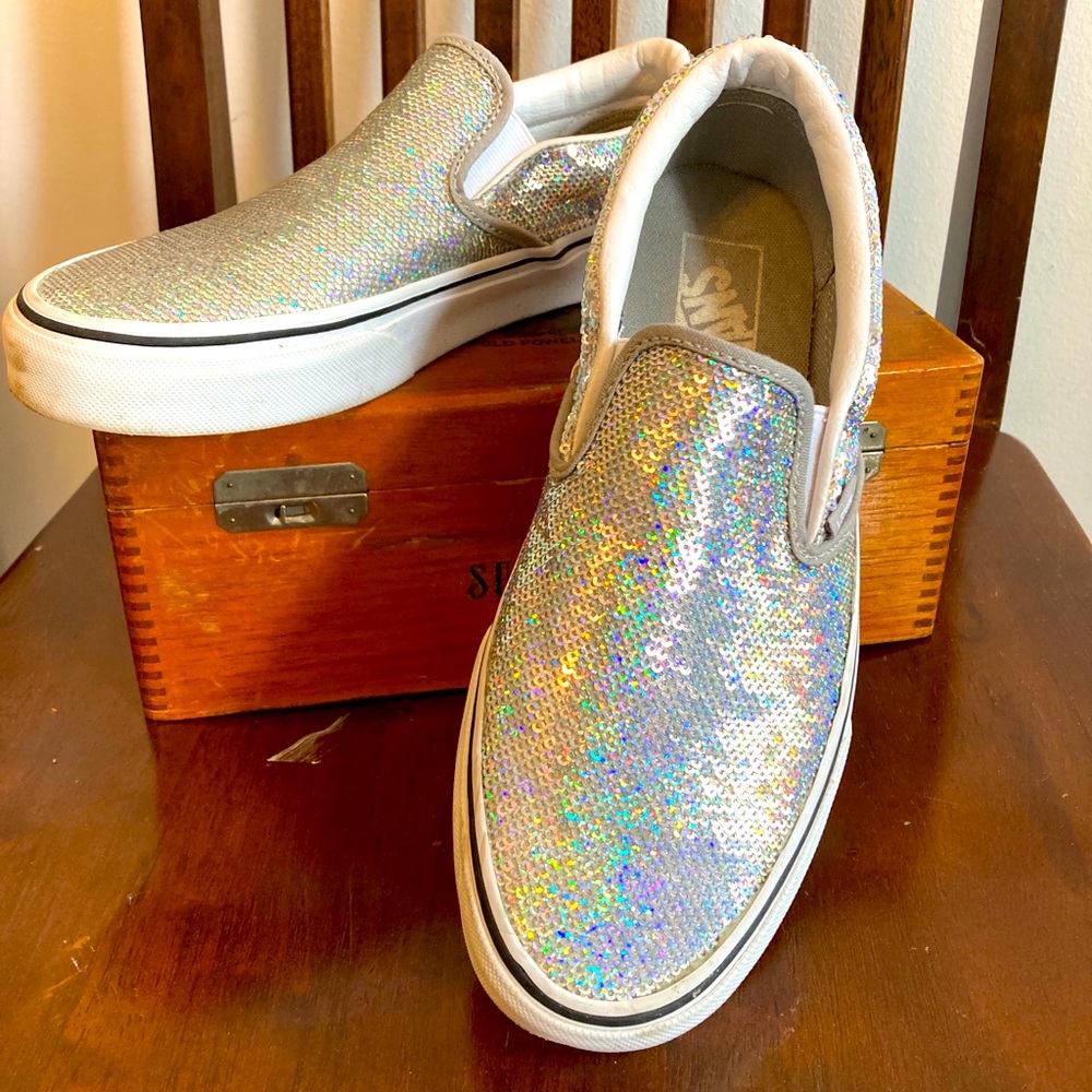 Vans cool shiny 8 women (6.5 men) with Box new
